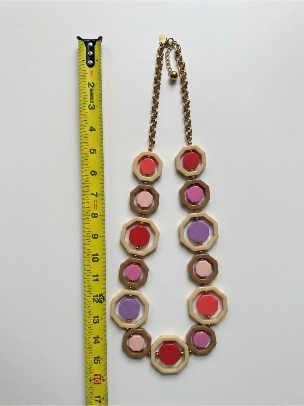 Vintage Kate Spade Frame of Mind Octagonal Statement Necklace - Cece Drake PLL